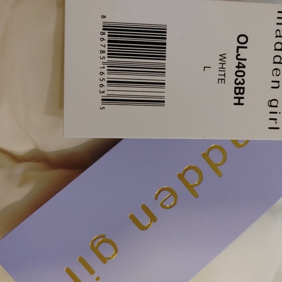 MADDEN GIRL WOMEN'S PUFFER JACKET, WHITE L - Picture 14 of 16